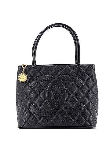 Chanel Medallion Tote Quilted Caviar (view 1)