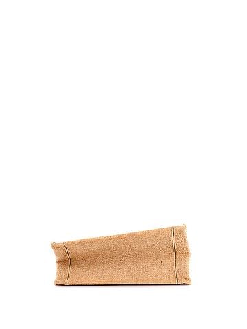 Christian Dior Book Tote Embroidered Jute Canvas Small (view 2)