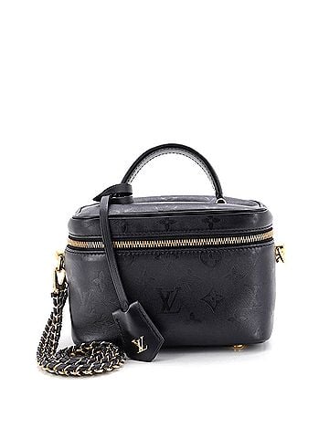 Louis Vuitton Vanity Handbag Monogram Ink Embossed Lambskin PM (view 1)