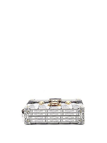 Louis Vuitton Petite Malle Handbag Limited Edition Fornasetti Architettura Print Leather and Monogram Canvas (view 2)