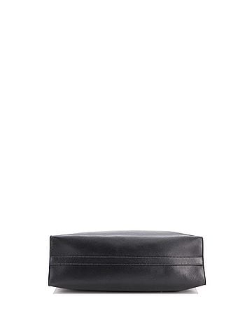 Prada Triangle Logo Convertible Open Tote Leather Large (view 2)