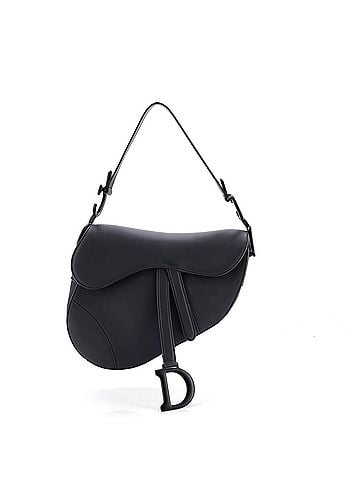 Christian Dior Ultra Matte Saddle Handbag Leather Medium (view 1)