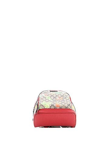 Gucci Zip Pocket Backpack Tian Print GG Coated Canvas Small (view 2)