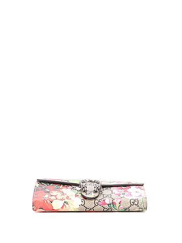 Gucci Dionysus Chain Wallet Blooms Print GG Coated Canvas Long (view 2)