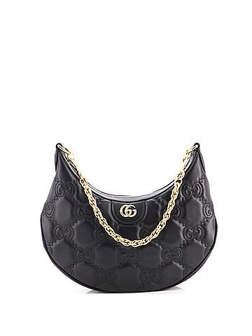Gucci Half Moon Hobo GG Matelasse Leather Small (view 1)
