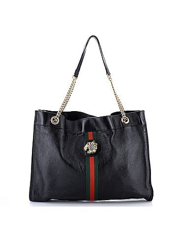 Gucci Rajah Chain Tote Leather Large (view 1)