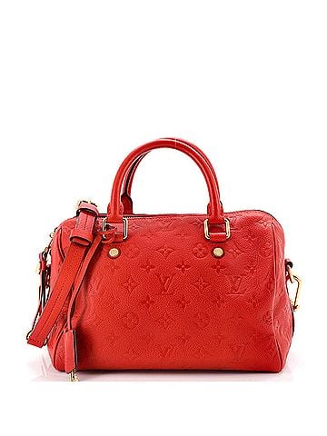 Louis Vuitton Speedy Bandouliere Bag Monogram Empreinte Leather 25 (view 1)