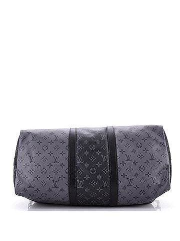 Louis Vuitton Keepall Bandouliere Bag Reverse Monogram Eclipse Canvas 50 (view 2)