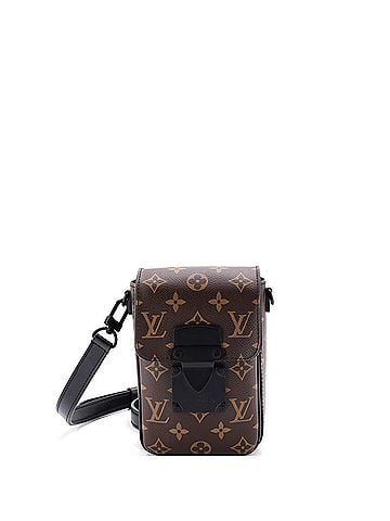 Louis Vuitton S Lock Vertical Wearable Wallet Macassar Monogram Canvas (view 1)