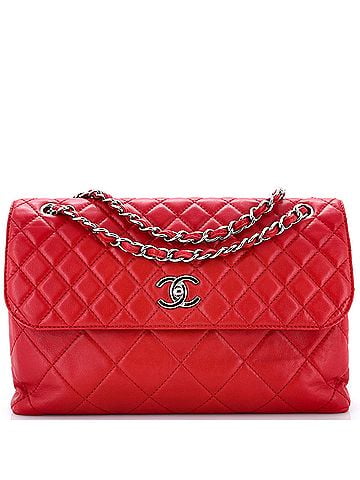 Chanel In The Business Flap Bag Quilted Calfskin Maxi (view 1)