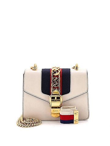 Gucci Sylvie Chain Shoulder Bag Leather Mini (view 1)
