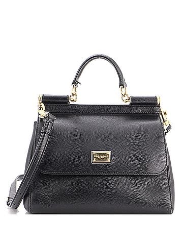 Dolce & Gabbana Miss Sicily Shoulder Bag Leather Large (view 1)