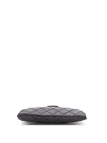 Chanel Coco Pleats Clutch Quilted Glazed Caviar (view 2)
