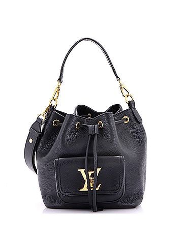 Louis Vuitton Lockme Pocket Bucket Bag Leather (view 1)