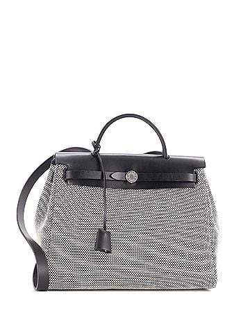 Hermès Herbag Zip Criss Viking Toile and Leather 31 (view 1)