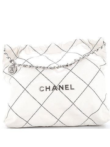 Chanel 22 Chain Hobo Quilted Calfskin Large (view 1)