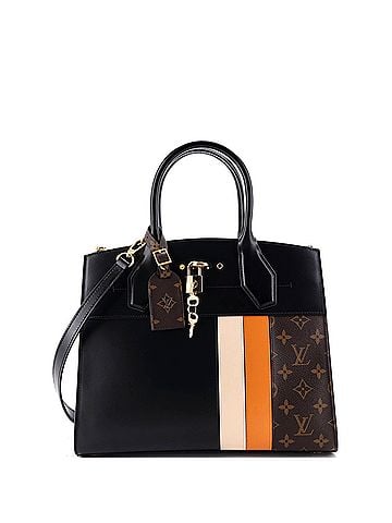 Louis Vuitton City Steamer Handbag Limited Edition Monogram Canvas and Leather MM (view 1)
