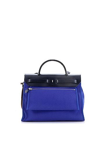 Hermès Herbag Zip Leather and Toile 31 (view 2)