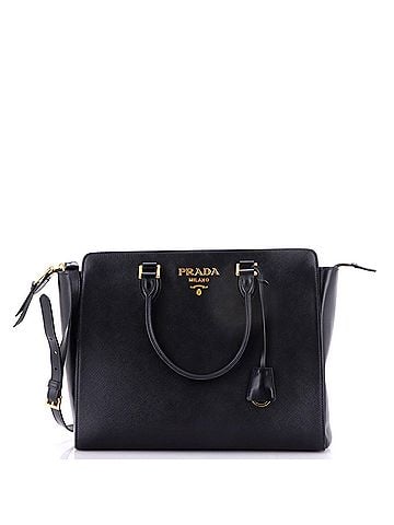 Prada Convertible Open Tote Saffiano Leather Medium (view 1)