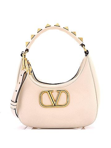 Valentino Garavani Stud Sign Zip Hobo Leather (view 1)