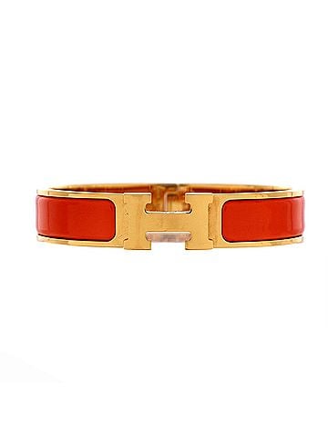 Hermès Clic H Bracelet Enamel Narrow (view 1)