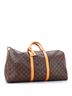 Louis Vuitton 100% Coatead Canvas Brown Keepall Bag Monogram Canvas 55 One size - photo 3