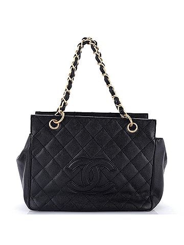 Chanel Petite Timeless Tote Quilted Caviar (view 1)