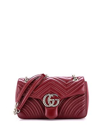 Gucci GG Marmont Flap Bag Matelasse Leather Small (view 1)