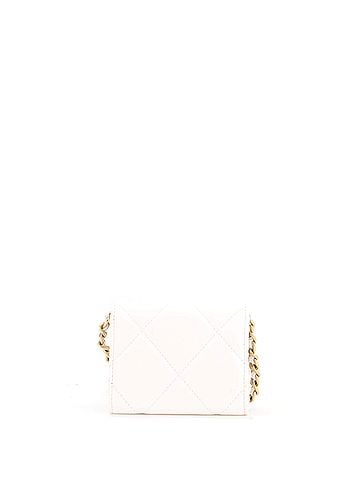 Chanel 19 Flap Coin Purse With Chain Quilted Leather (view 2)