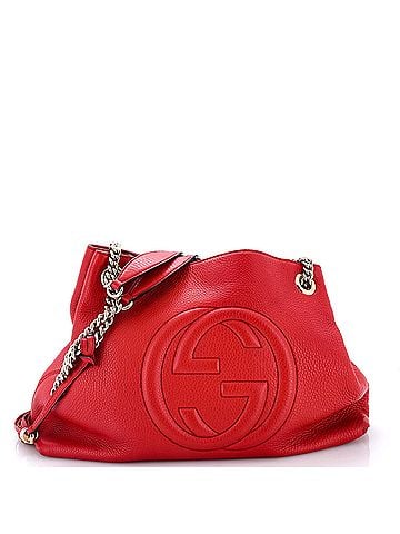 Gucci Soho Chain Strap Shoulder Bag Leather Medium (view 1)