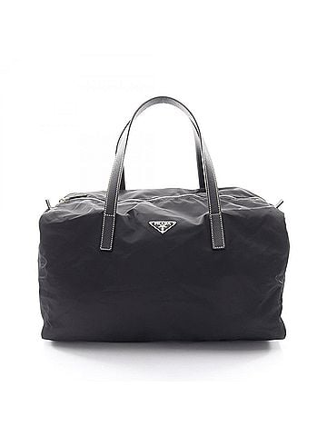 Prada Prada PRADA Tote Bag Handbag Nylon Leather Women's Black BR2393 (view 1)
