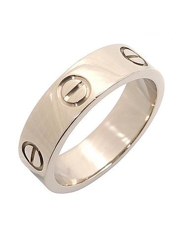 Cartier Cartier Love Ring, 18K White Gold (18KWG), Women's, Silver Tone, B4084700 (view 1)