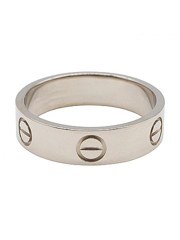 Cartier Cartier Love Ring, 18K White Gold (18KWG), Silver Tone, for Men and Women, B4084757 (view 2)