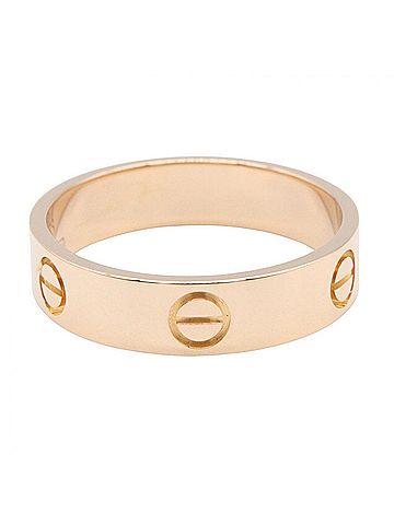 Cartier Cartier Love Ring, 18K Pink Gold (PG), Men's/Women's, Tone, B4084800 (view 2)