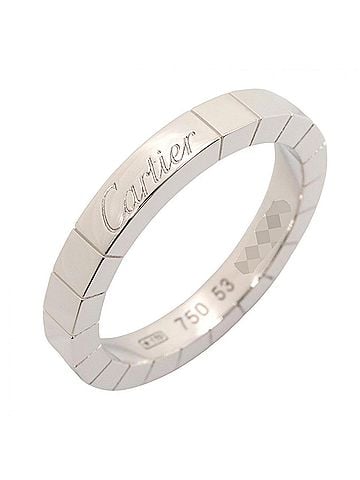 Cartier Cartier Lanieres Ring, 18K White Gold (18KWG), Women's, Silver Tone, B4045053 (view 1)