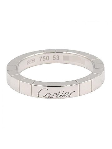 Cartier Cartier Lanieres Ring, 18K White Gold (18KWG), Women's, Silver Tone, B4045053 (view 2)