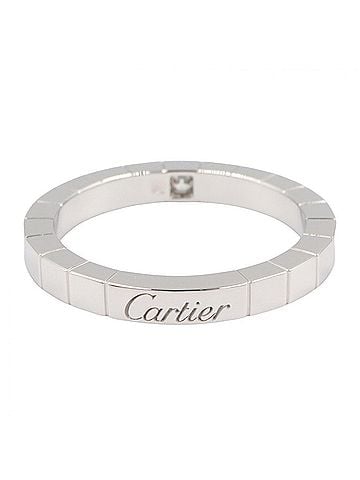 Cartier Cartier Lanieres Ring, 1PD (18K White Gold) Diamond Women's, Silver/Clear Tone (view 2)