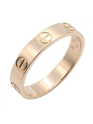 Cartier Cartier Mini Love Ring, 18K Pink Gold (PG), Women's Tone, Item Number 62994576 (view 1)