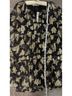 Zara Floral Black Gold Cocktail Dress Size XS - photo 8