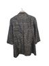 Eileen Fisher 21% Cotton 79% Polyester 100% Silk Print Black Silver Jacket Size XS - photo 2