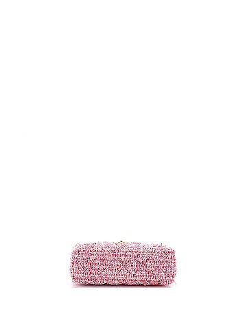 Chanel Kelly Top Handle Shopping Bag Quilted Tweed Mini (view 2)