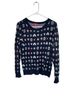 Saks Fifth Avenue Floral Multi Color Black Pullover Sweater Size M - photo 1