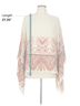 ETRO 100% Silk Paisley Ivory Etro Poncho One size - photo 5