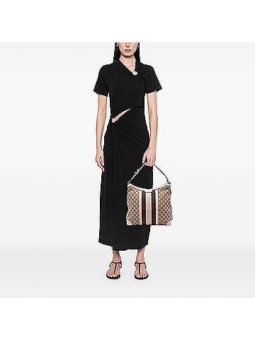 Gucci Medium GG Canvas Web Shoulder Bag (view 2)
