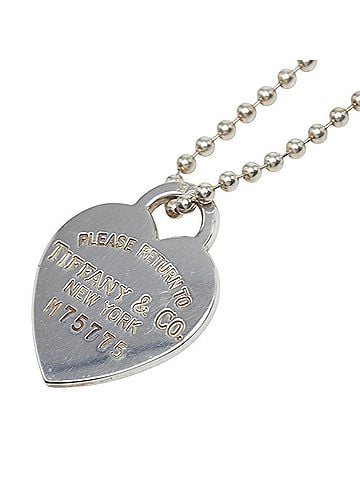 Tiffany & Co. Tiffany &amp; Co. Return to Heart Tag Chain Pendant Necklace, Sterling Silver (SV925), Women's. (view 1)