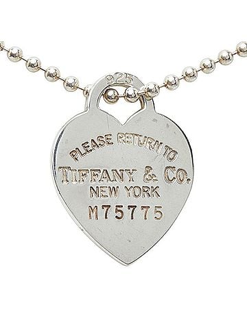 Tiffany & Co. Tiffany &amp; Co. Return to Heart Tag Chain Pendant Necklace, Sterling Silver (SV925), Women's. (view 2)