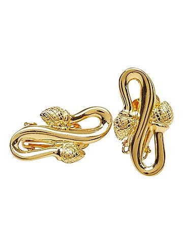 Fendi Fendi Earrings, Gold Plated, Women's (view 1)