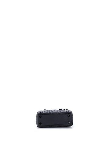 Christian Dior Ultra Matte Lady Dior Chain Bag Cannage Quilt Calfskin Mini (view 2)