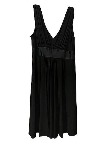 Jones Wear V-Neck Little Black Dress Cocktail Dress (view 1)