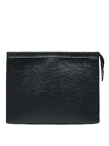 Louis Vuitton Louis Vuitton Monogram Eclipse Epi Pochette Voyage MM Clutch Bag Second M67736 Noir Black Blue Gray Leather Men's LOUIS VUITTON (view 1)